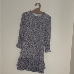 Veronica Beard Blue Patterned Dress